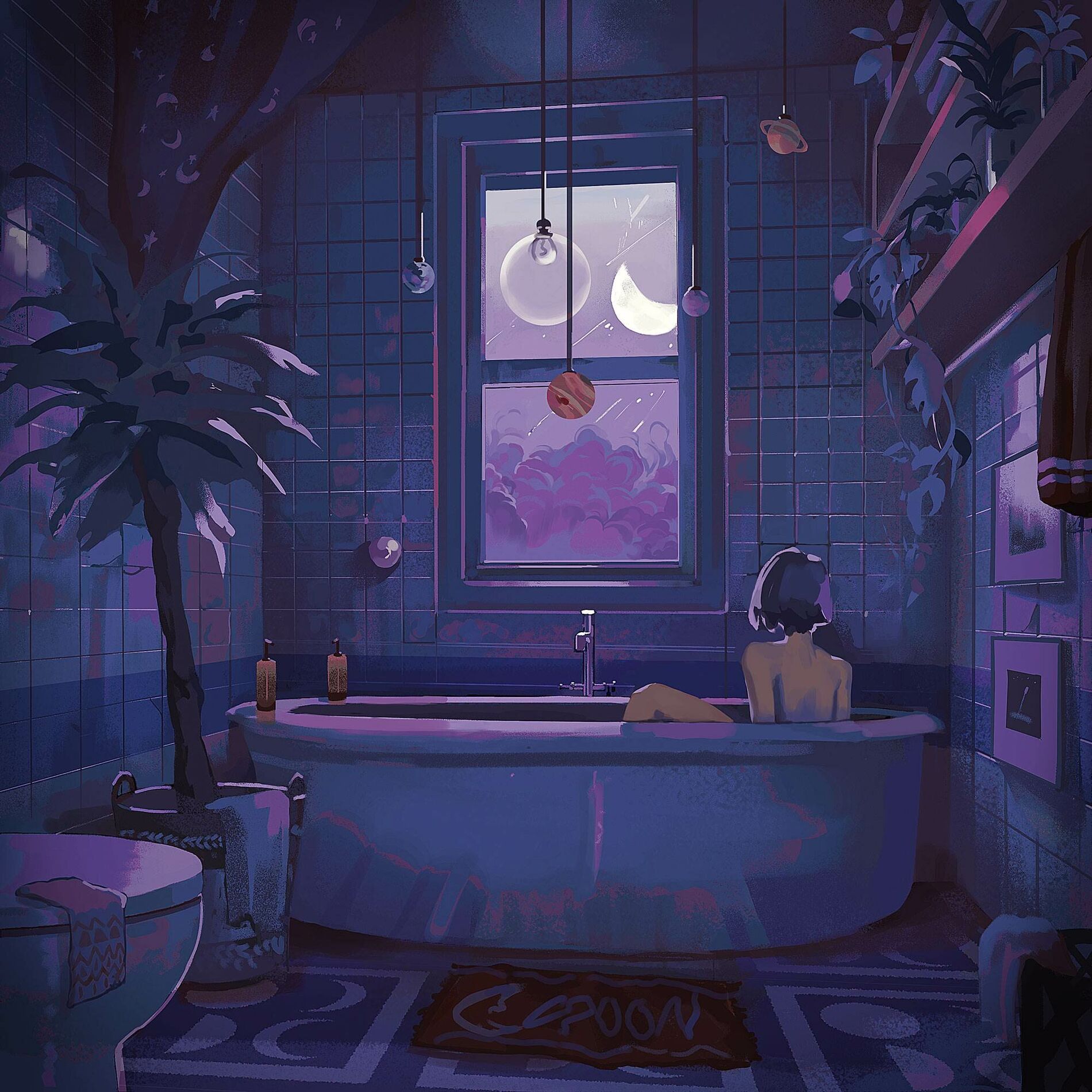 Album cover of Satellite Nights