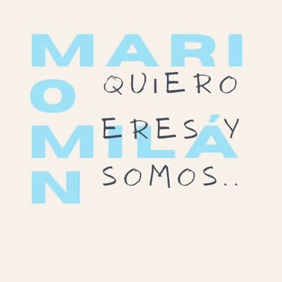 Album cover of Quiero, eres, somos