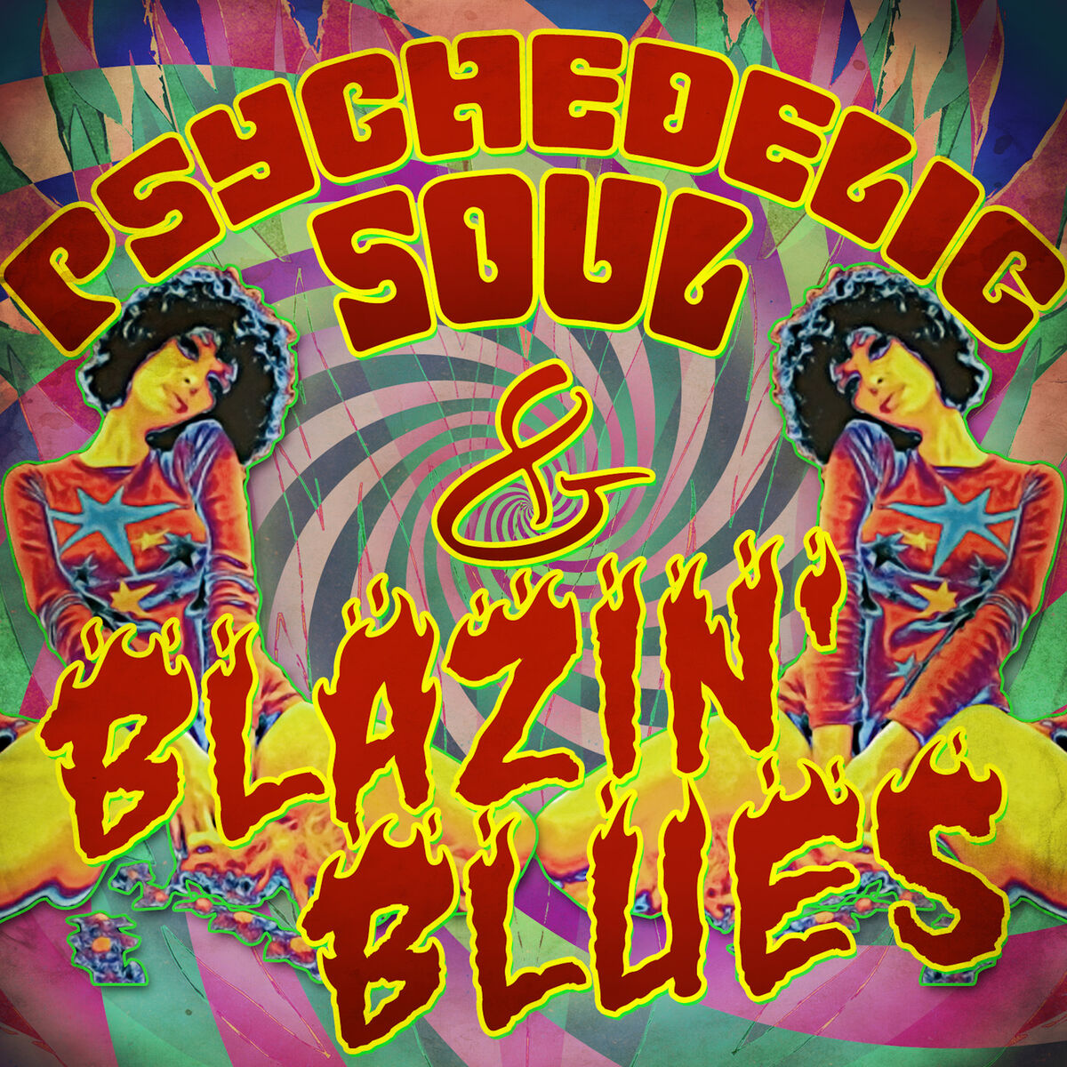 Album cover of Psychedelic Soul & Blazin' Blues