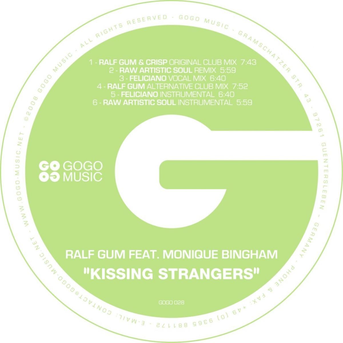 Album cover of Kissing Strangers