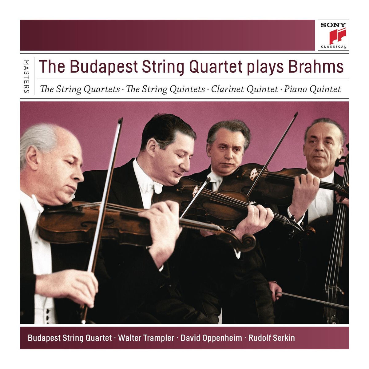 Budapest String Quartet - The Budapest Strinq Quartet Play Brahms