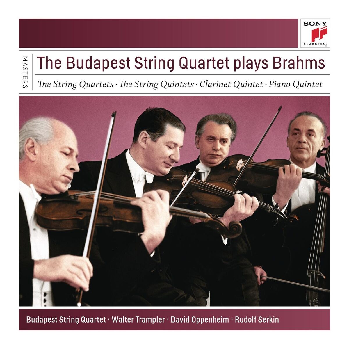 Album cover of The Budapest Strinq Quartet Play Brahms