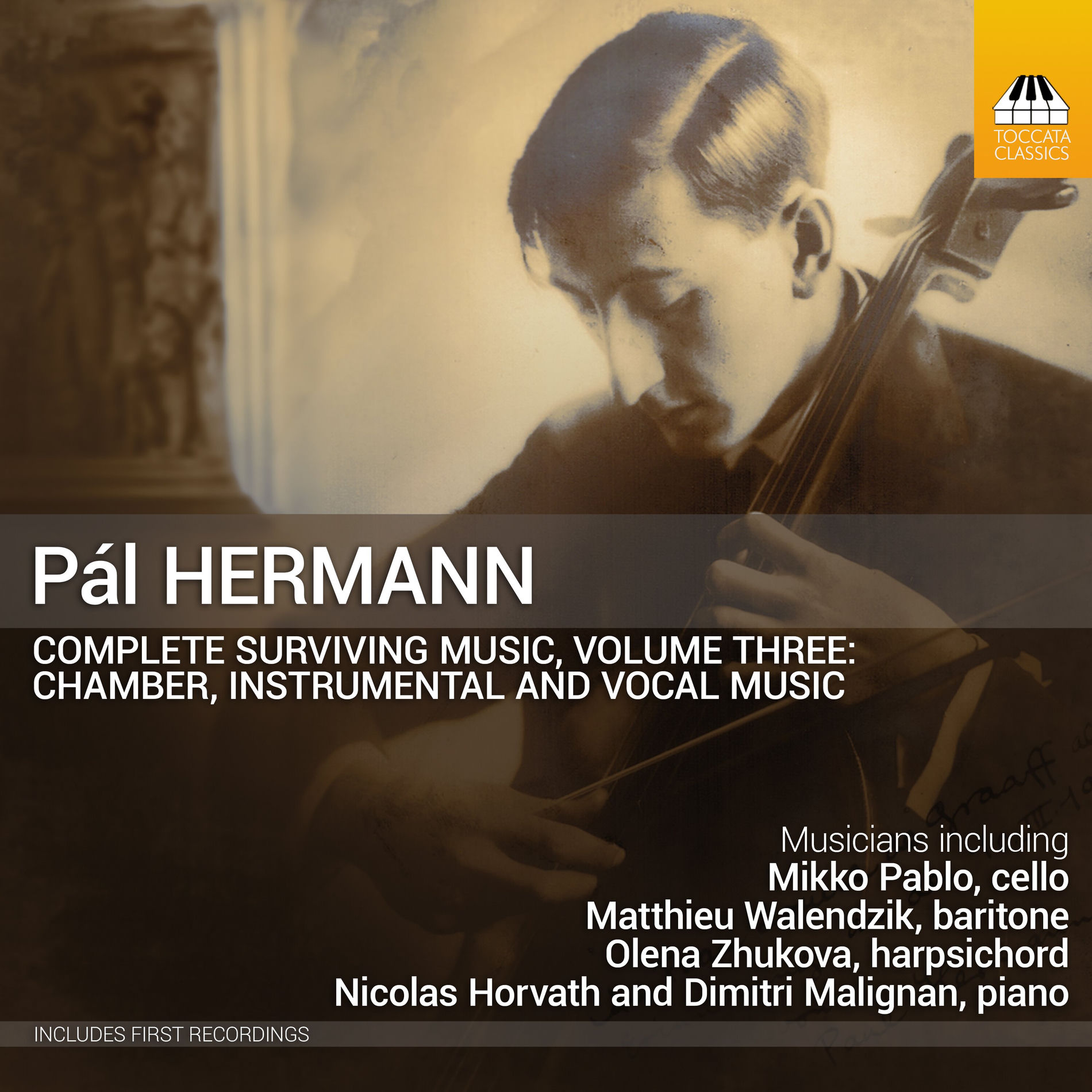 Album cover of Hermann: Complete Surviving Music, Vol. 3