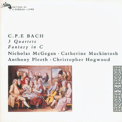 Cover of Bach, C.P.E.: 3 Quartets; Fantasy in C
