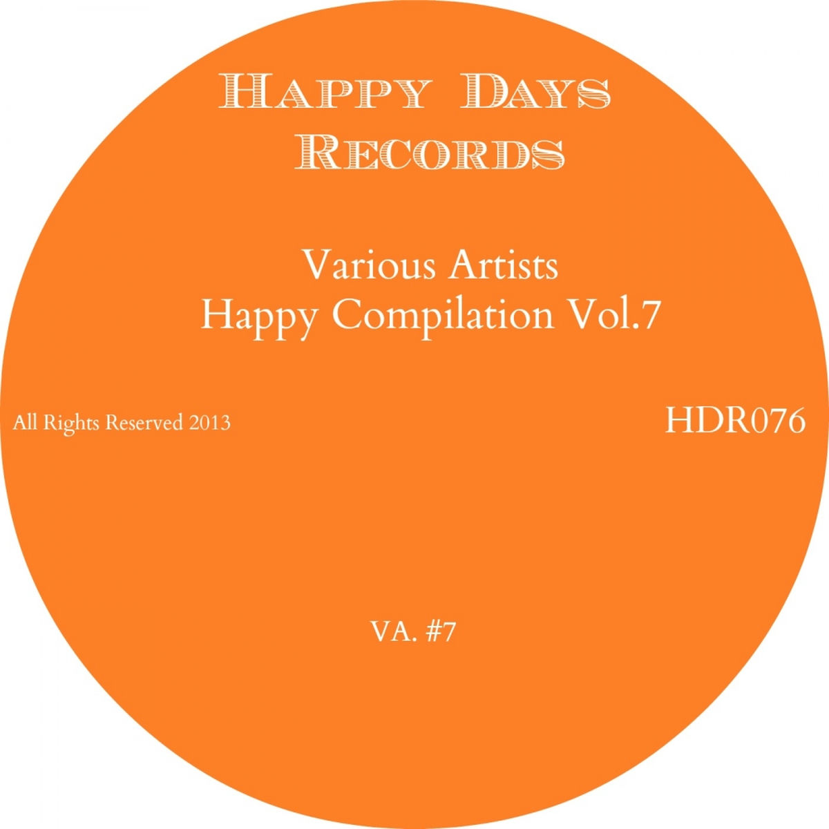 Album cover of Happy Compilation Vol.7