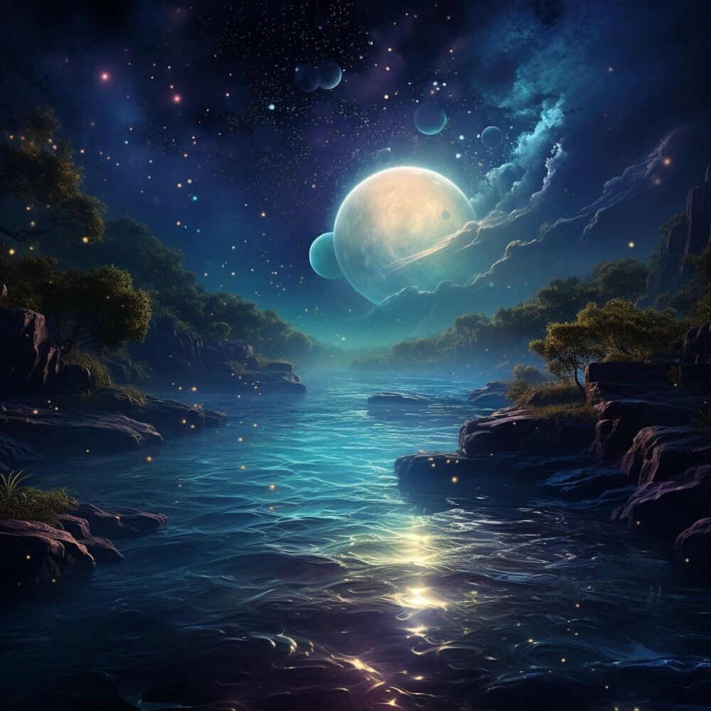 Picture of Seaside Symphony: Music Under Ocean Ripples