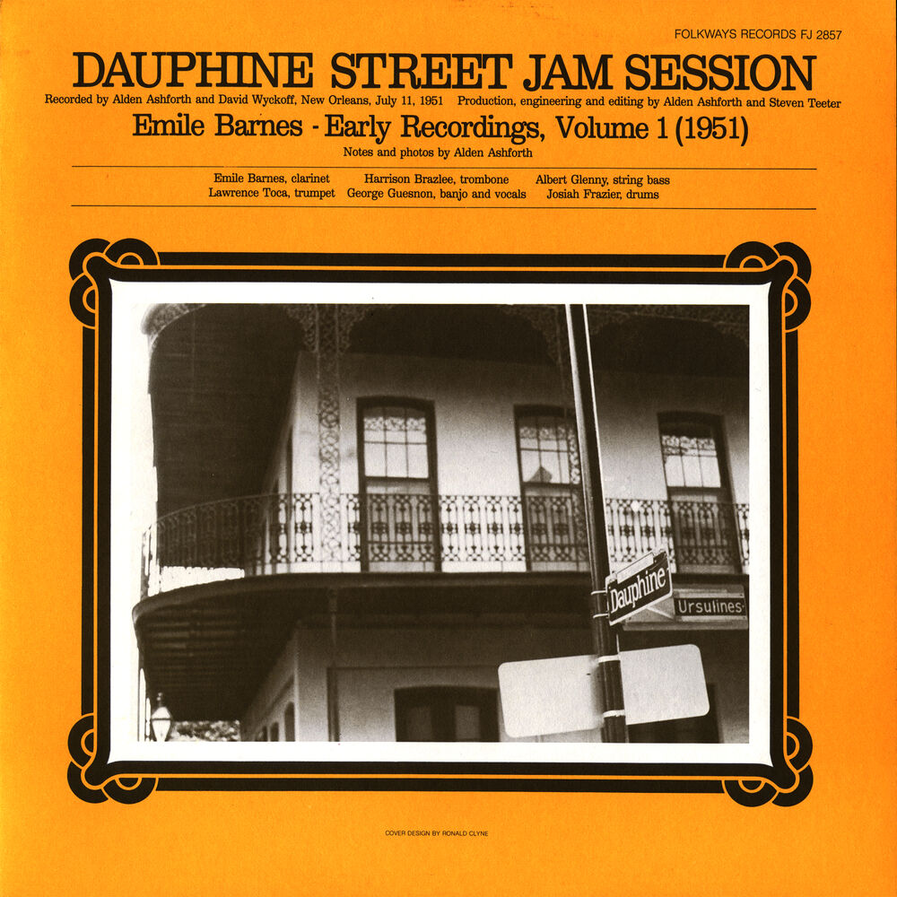 Picture of Emile Barnes: Early Recordings, Vol. 1 (1951) Dauphine Street Jam Session