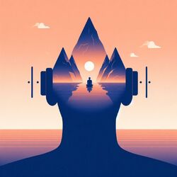 Cover of Binaural Beats Anxiety Relief