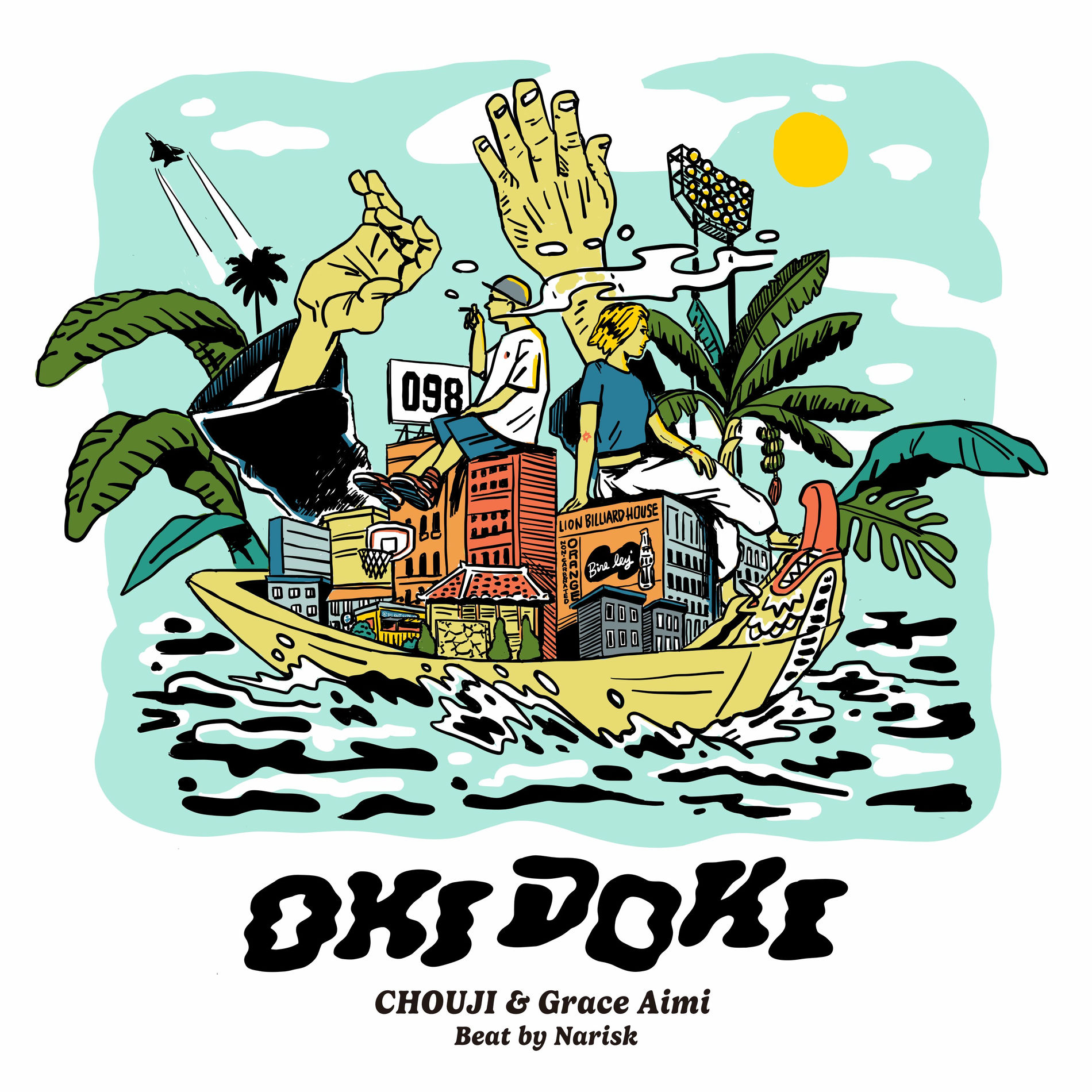 邦楽 OKIDOKI 7inch Record CHOUJI Grace Aimi やっっっっと情報解禁❤️ OKI DOKI ✨ @098chouji & Grace Aimi