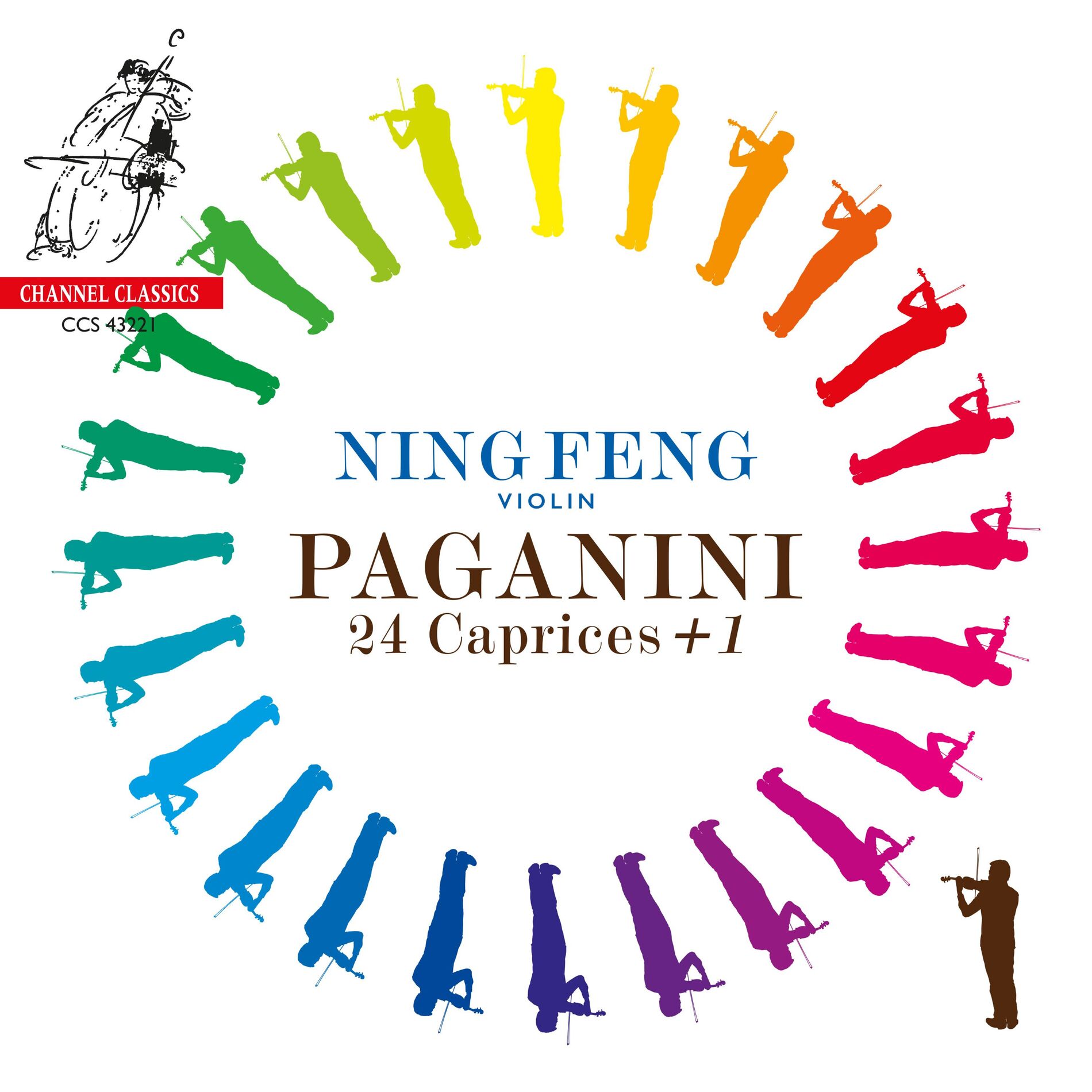 Album cover of 24 Caprices for Solo Violin, Op. 1, MS 25: No. 14 in E-Flat Major. Moderato