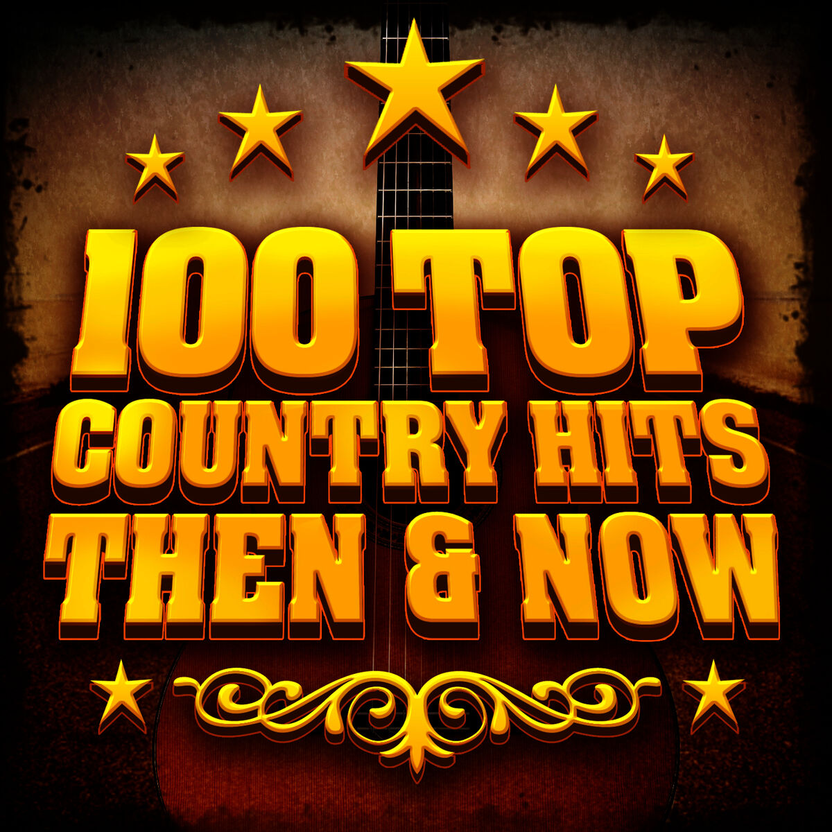 Album cover of 100 Top Country Hits - Then & Now