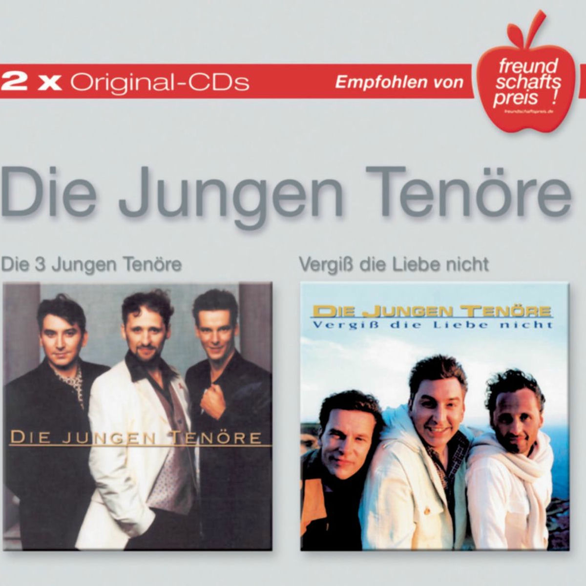Album cover of Die 3 jungen Tenöre/Vergiß' die Liebe nicht