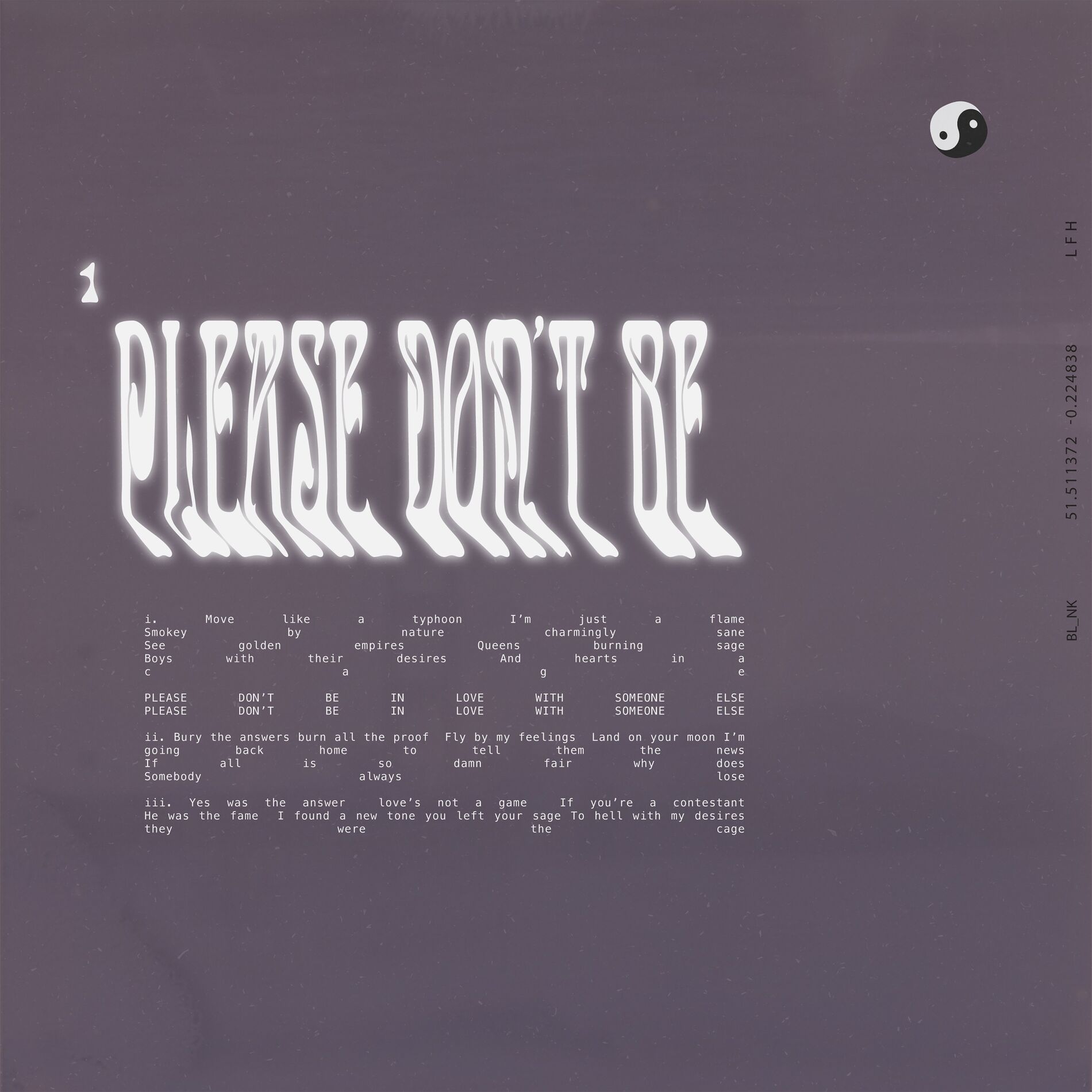 Album cover of Please Don't Be