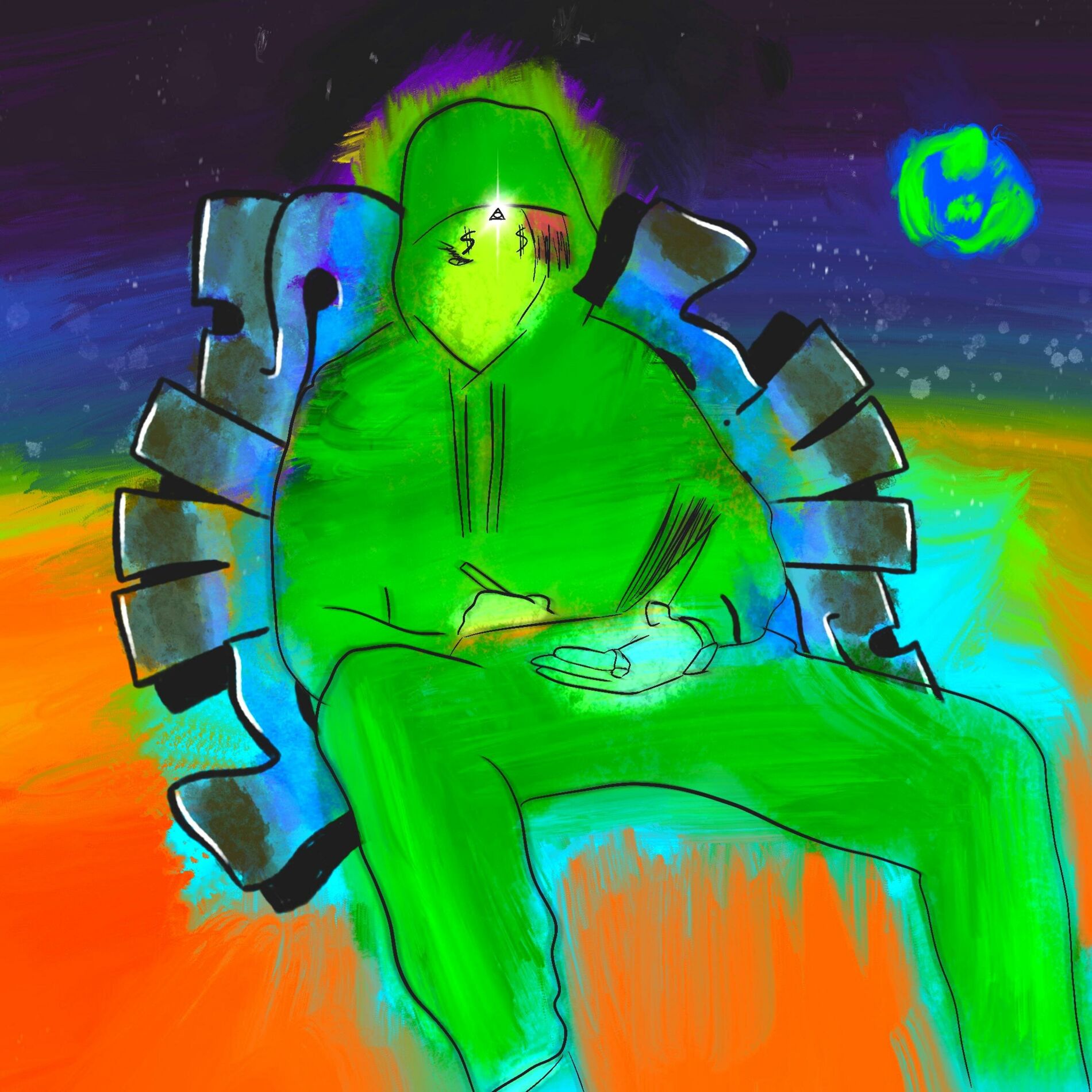 Album cover of Somewhere on a Rock in Space