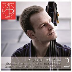 Cover of Mišek: Double Bass Sonatas & Miniatures, Vol. 2