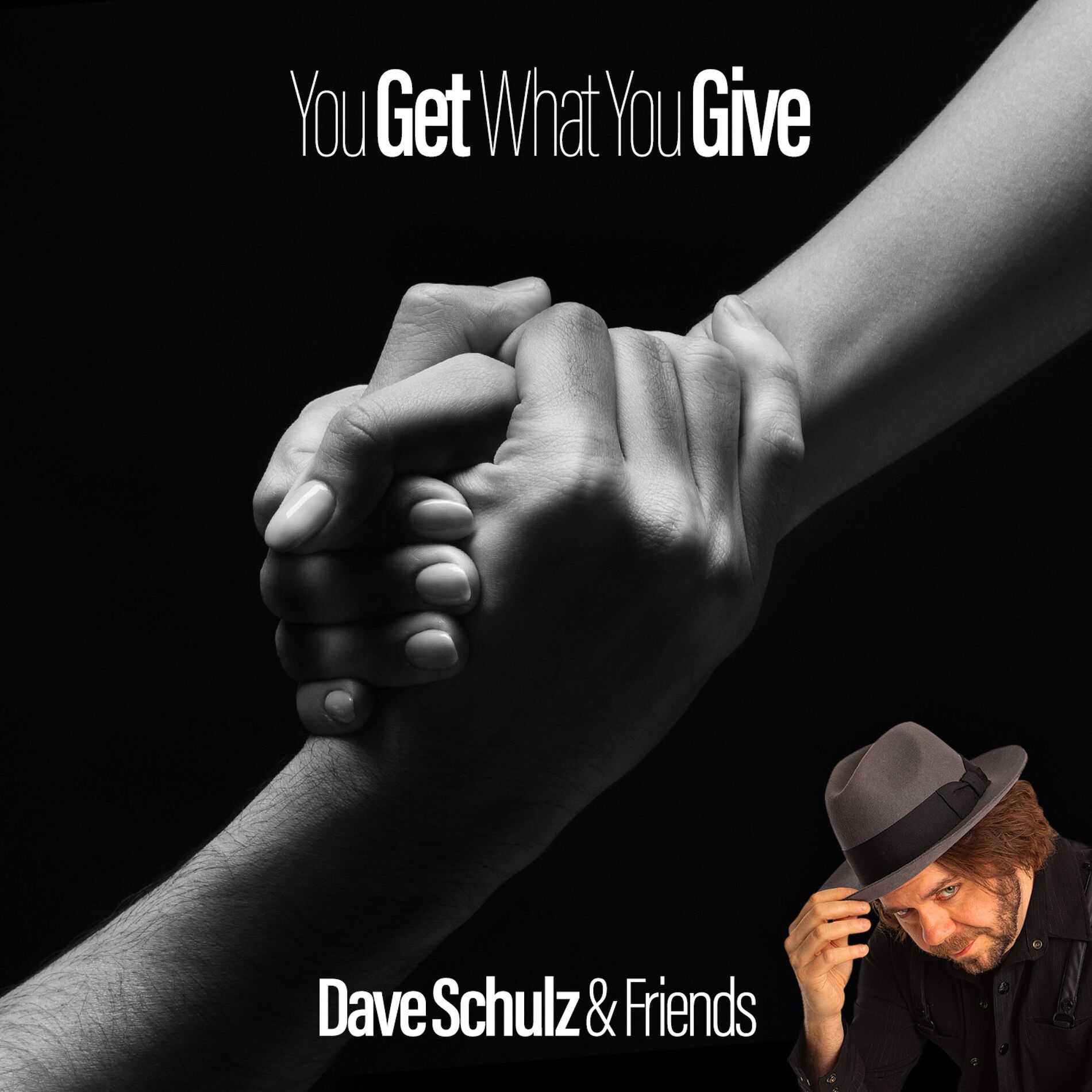 Album cover of You Get What You Give (feat. Angelo Moore, Cherie Currie, Bumblefoot, Joe Sumner, Robby Takac, Prairie Prince, Mitch Perry, Jennif