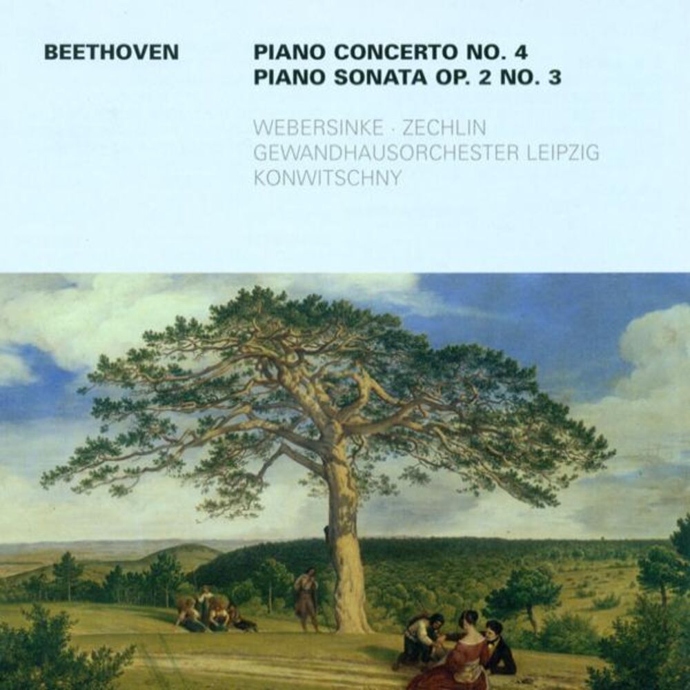 Picture of Ludwig Van Beethoven: Piano Concerto No. 4 / Piano Sonata No. 3 (Zechlin, Webersinke)