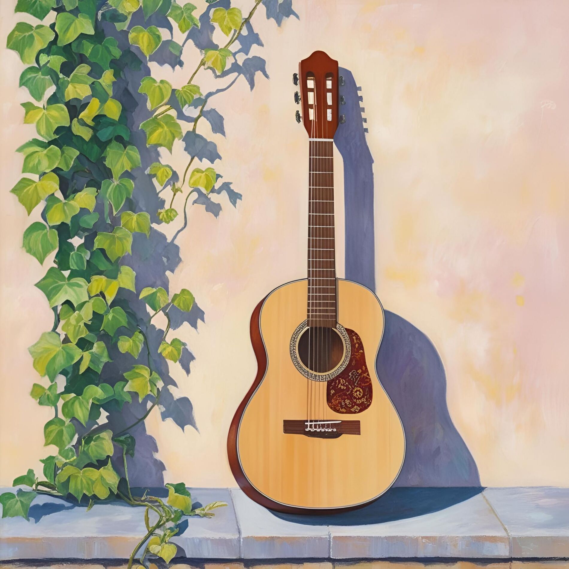 Album cover of Relaxing Acoustic Guitar: Spring Time