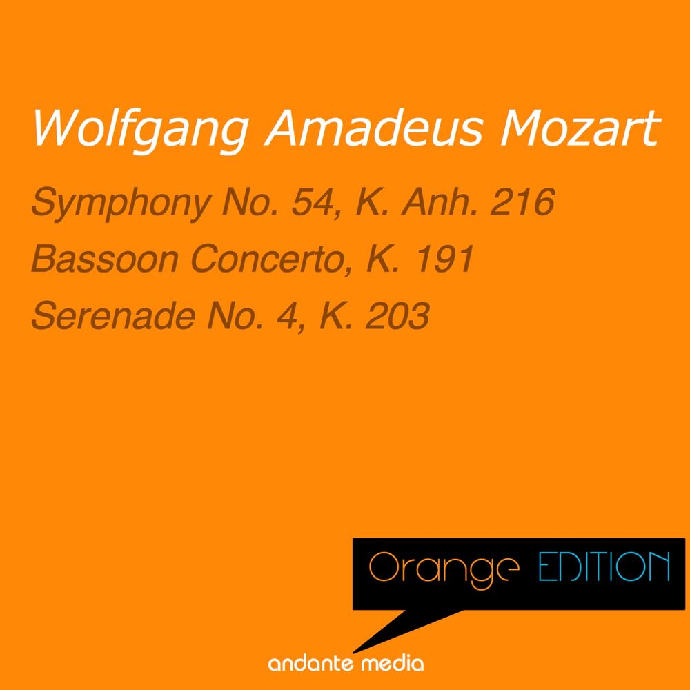 Picture of Orange Edition - Mozart: Symphony No. 54, K. Anh. 216 & Serenade No. 4, K. 203