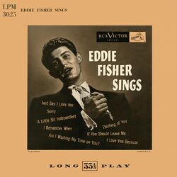 Cover of Eddie Fisher Sings