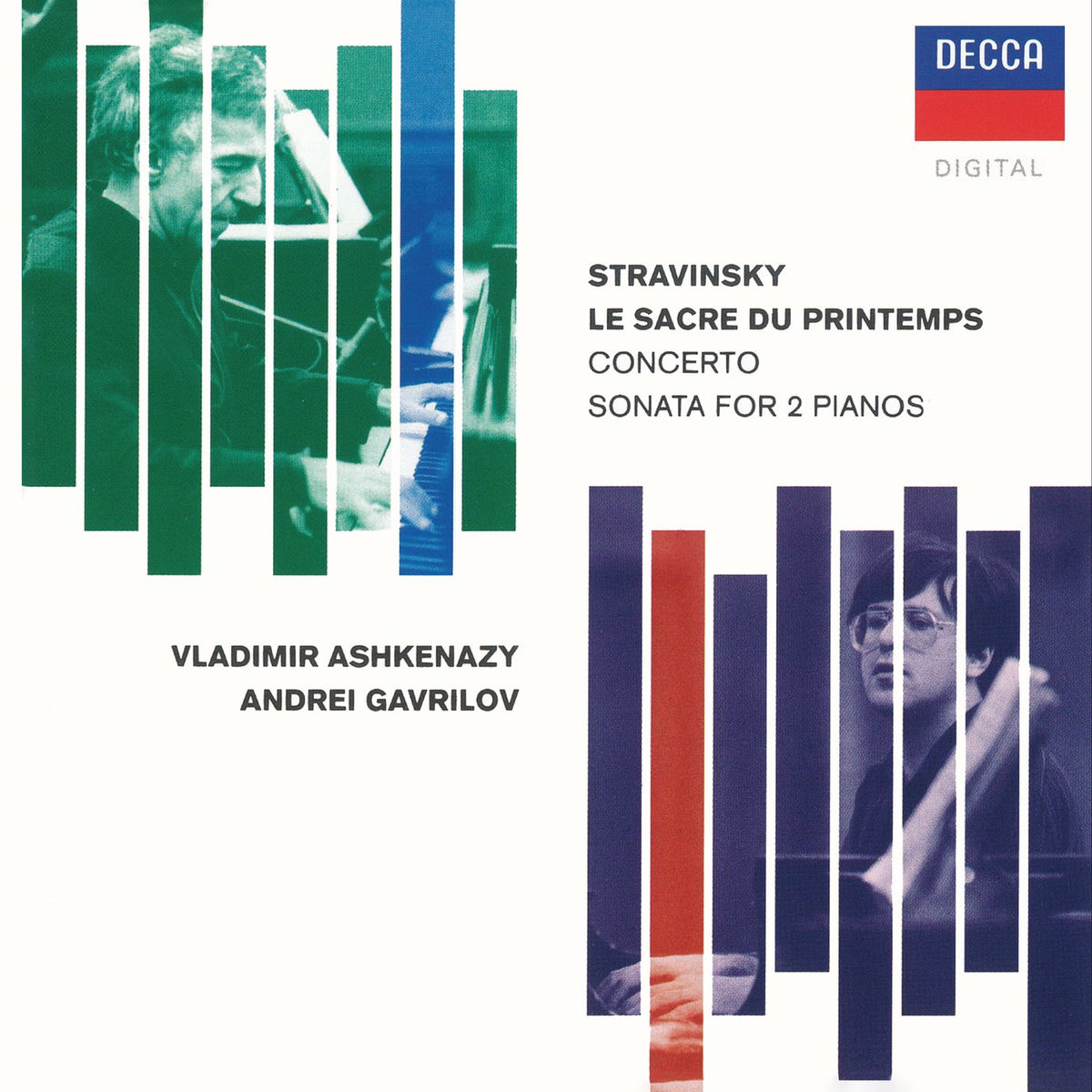 Album cover of Stravinsky: Le Sacre du printemps; Concerto for 2 Pianos; Sonata for 2 Pianos; Scherzo à la russe (Andrei Gavrilov — Complete Recordings on Deutsche Grammophon, Vol. 9)