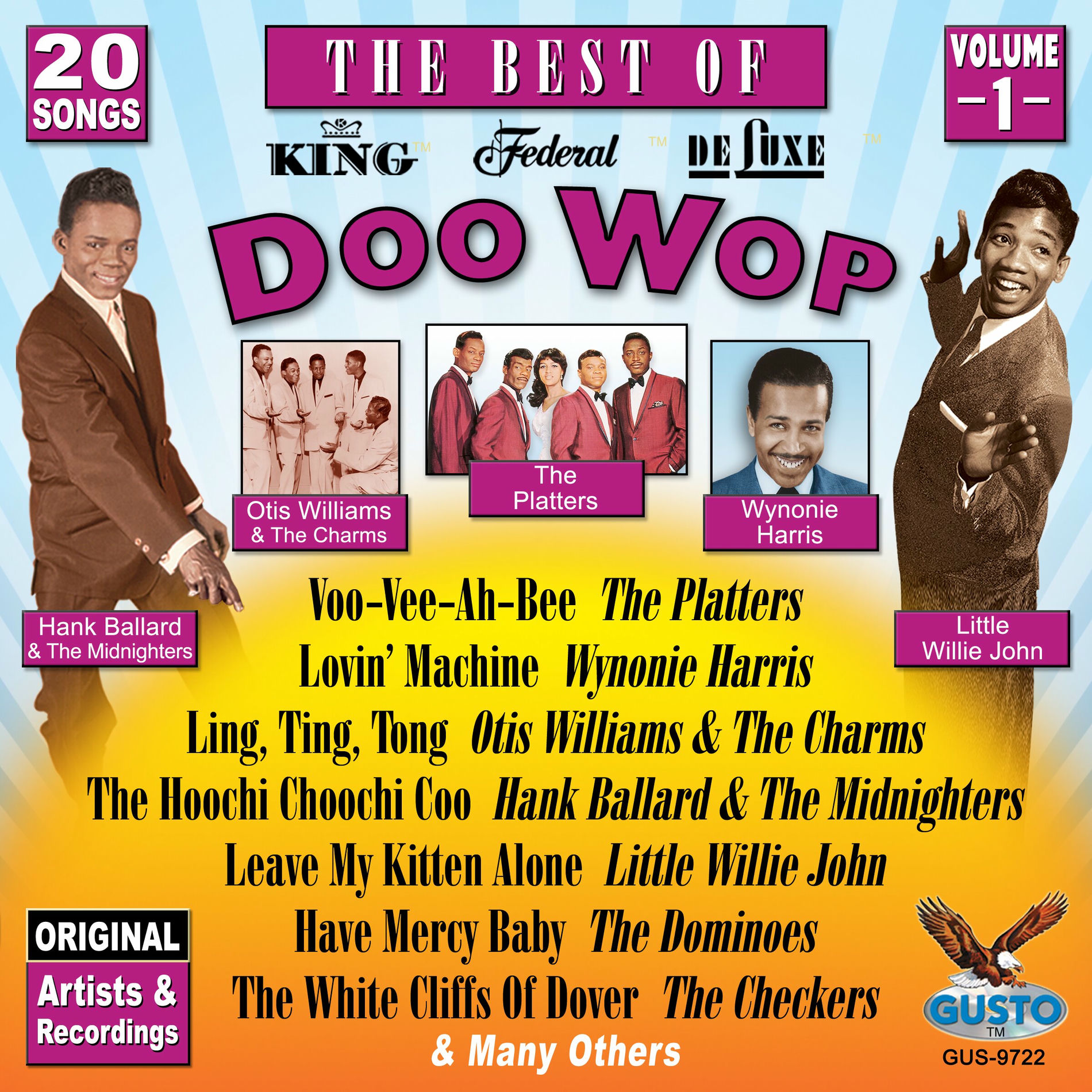 Album cover of The Best Of King-Federal-Deluxe Doo Wop - Volume 1