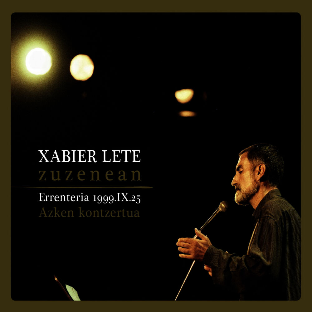 Picture of Xabier Lete zuzenean: Errenteria 1999.IX.25 - Azken kontzertua