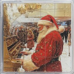 Cover of Christmas Zen Reflections: Tranquil Snowflake Serenade