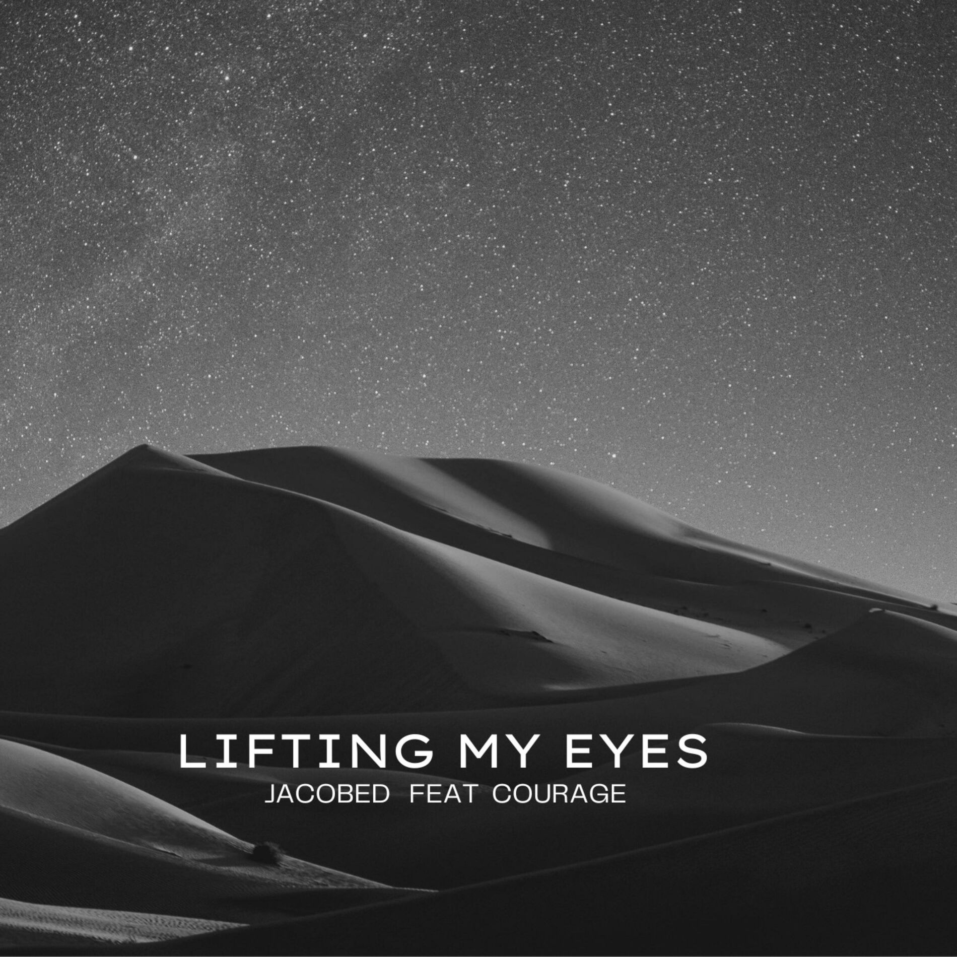Album cover of Lifting my Eyes (feat. Courage)