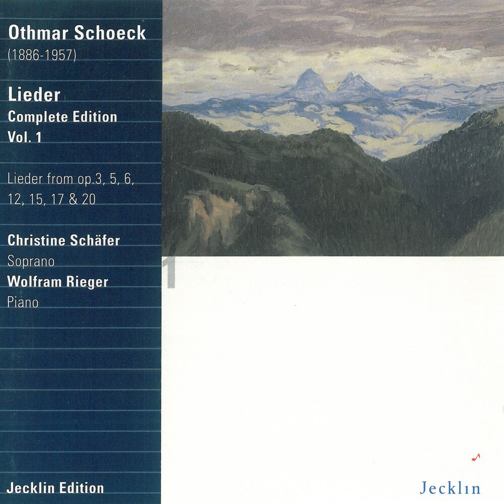Picture of Othmar Schoeck: Lieder, Complete Edition, Vol. 1
