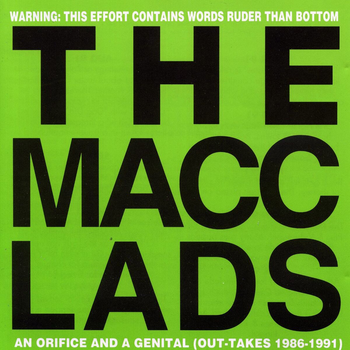 Album cover of An Orifice and a Genital
