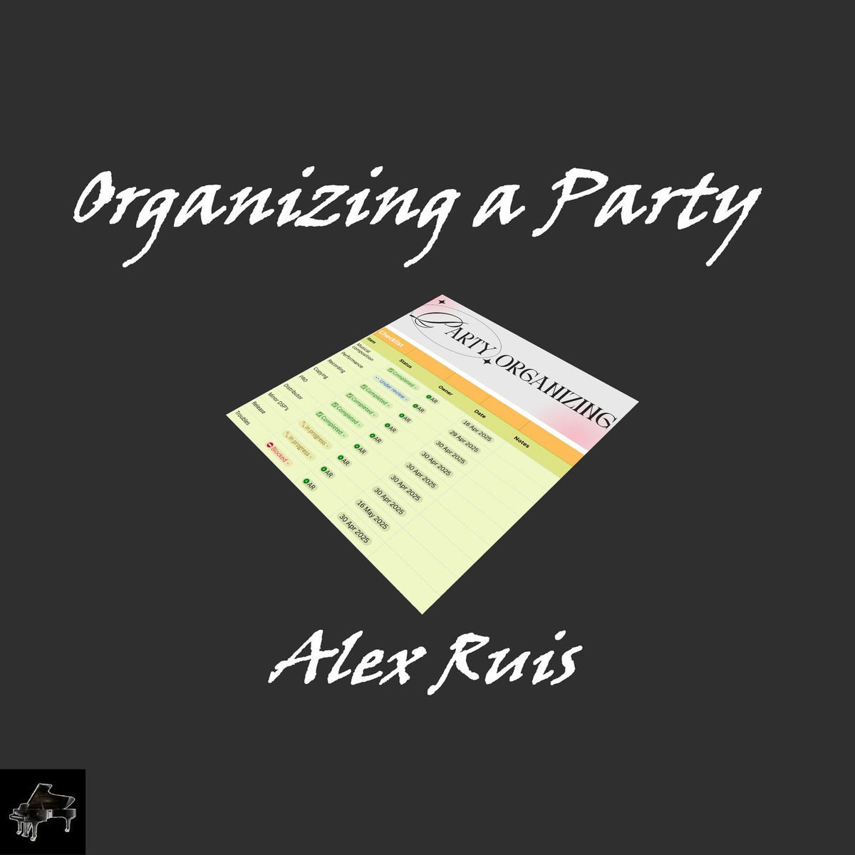 Album cover of Organizing a Party