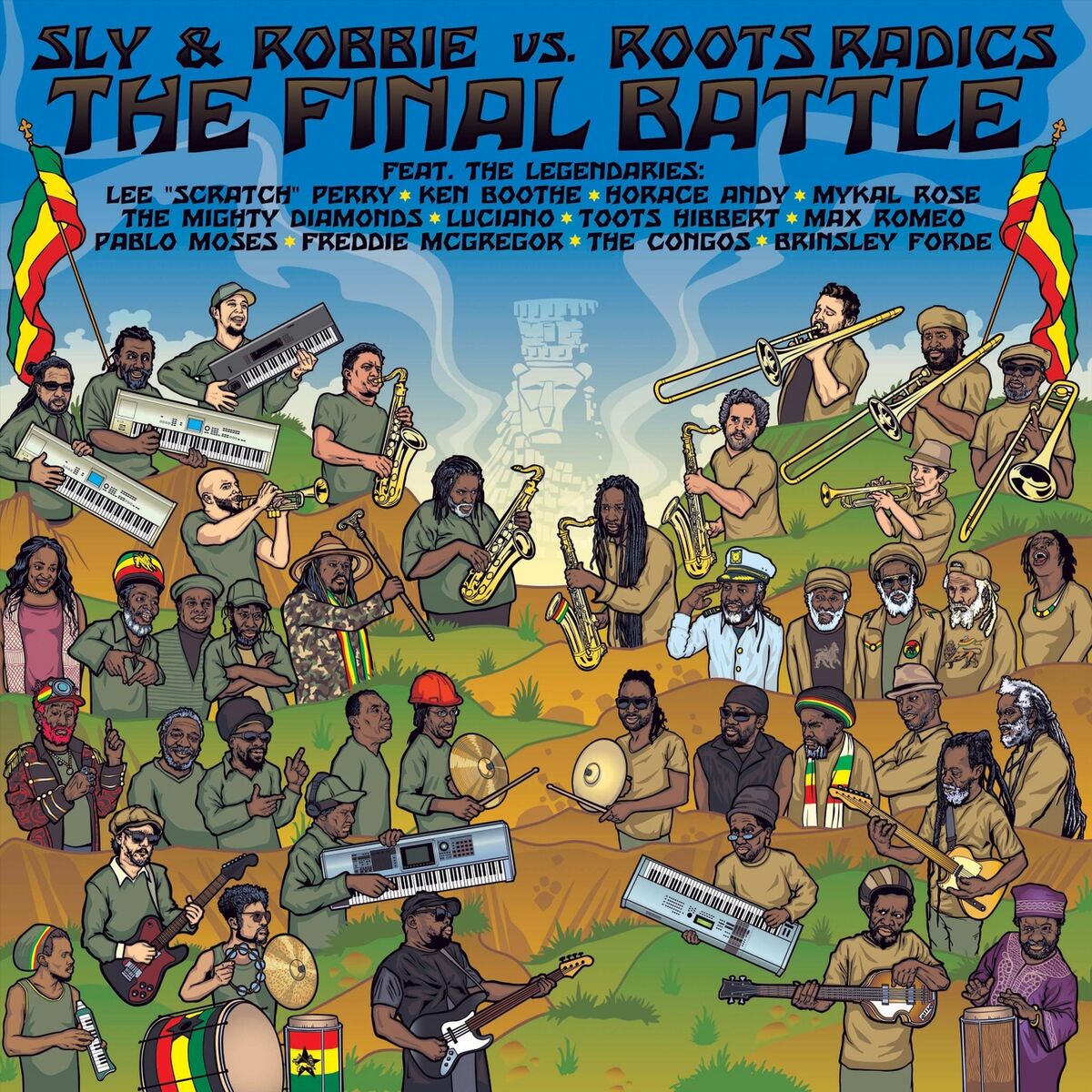 Album cover of The Final Battle: Sly & Robbie vs. Roots Radics