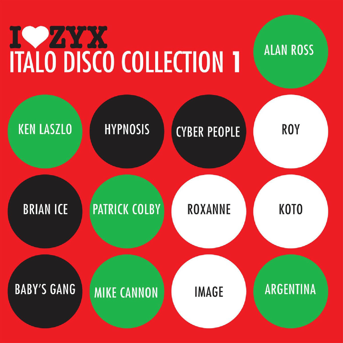 Album cover of ZYX Italo Disco Collection 1