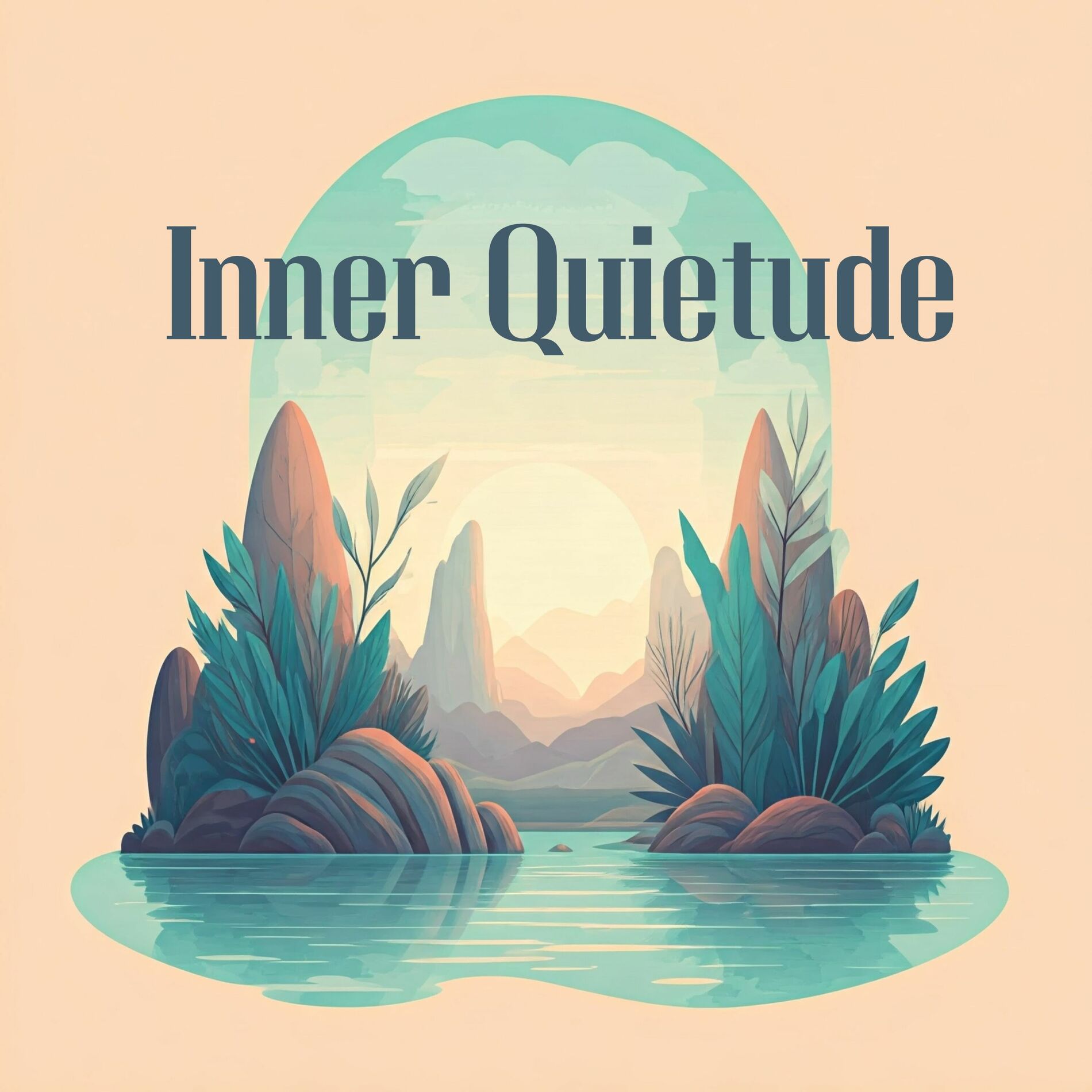Album cover of Inner Quietude: Peaceful Moments Meditation for Stress Relief