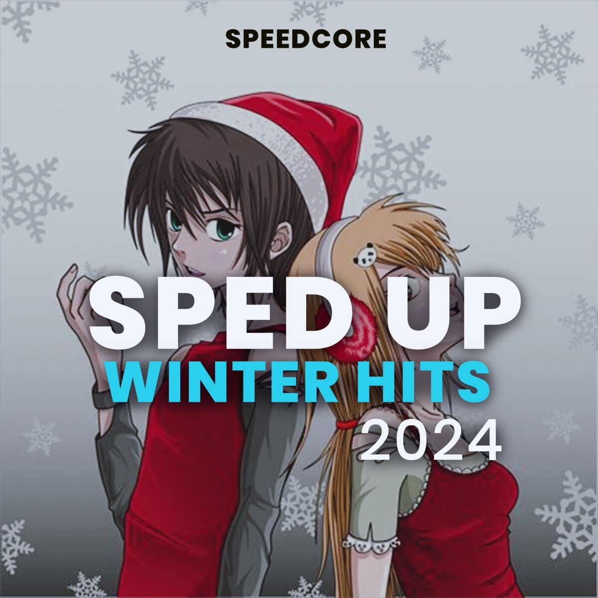 Album cover of Sped Up Winter Hits 2024