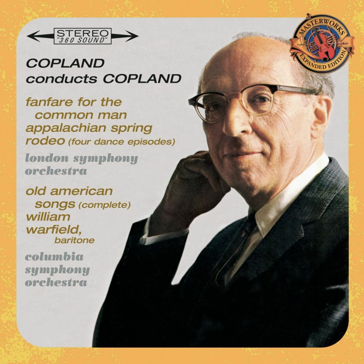Album cover of Copland Conducts Copland - Expanded Edition (Fanfare for the Common Man, Appalachian Spring, Old American Songs (Complete), Rodeo:
