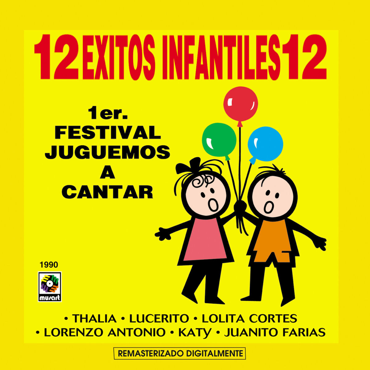Album cover of 12 Éxitos Infantiles: 1er. Festival Juguemos A Cantar