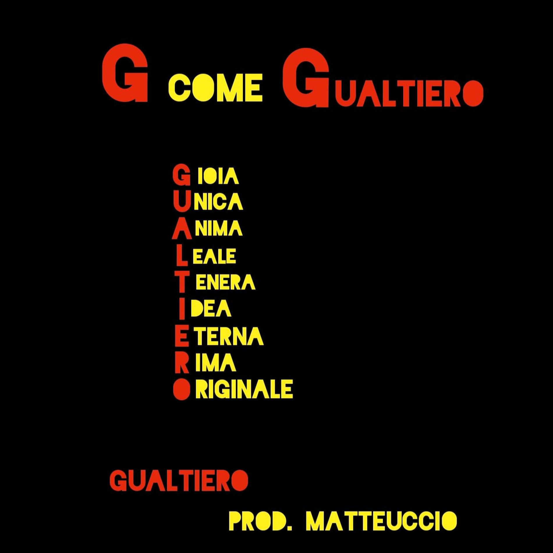 Album cover of G come Gualtiero