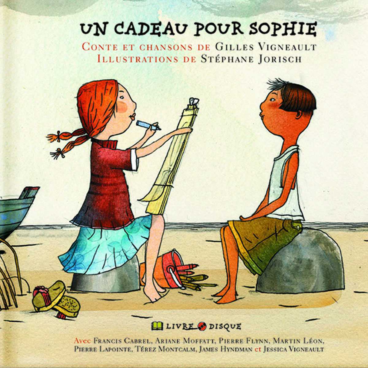 Album cover of Un cadeau pour Sophie (Conte et chansons de Gilles Vigneault)