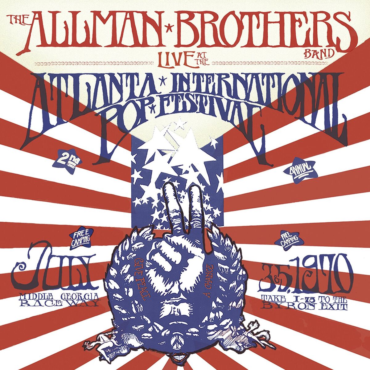 Album cover of Live at the Atlanta International Pop Festival July 3 & 5, 1970
