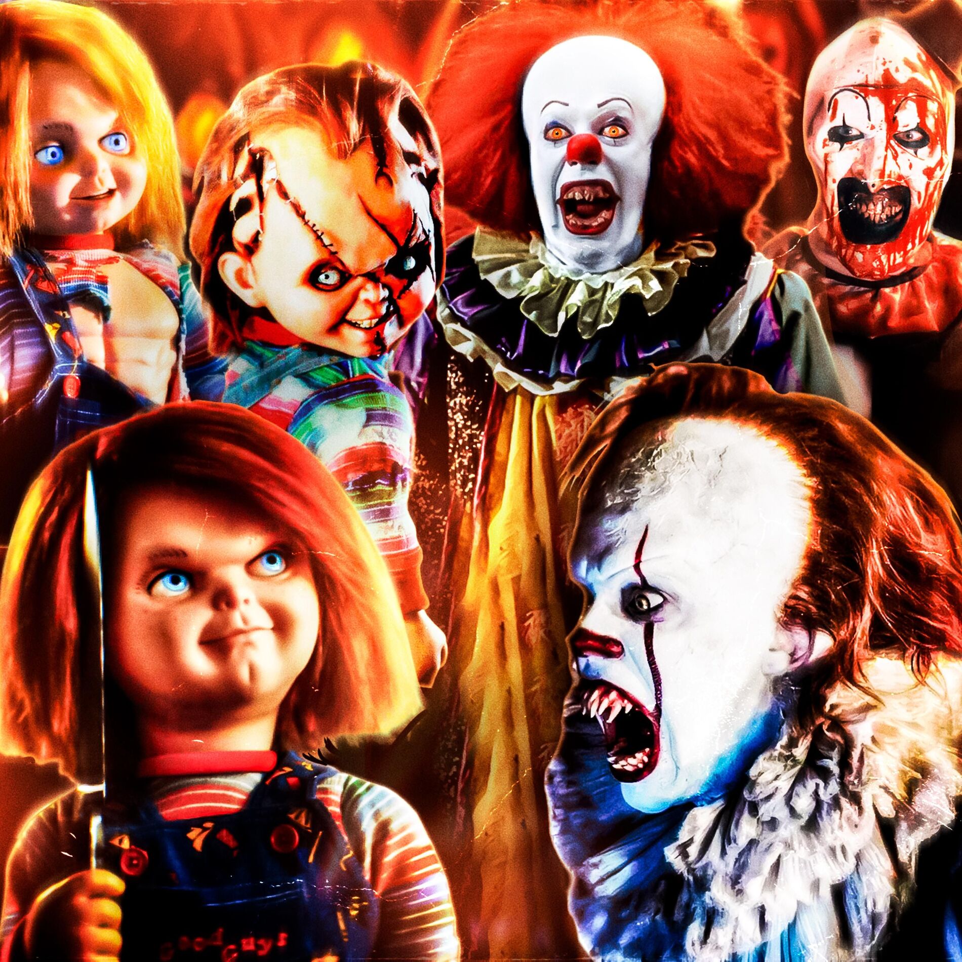 Album cover of Team Chucky vs. Team Pennywise Rap (Final Torneo Slasher) (feat. MegaR, Darckstar, Kinox, iTownGamePlay, Don Aitor, Keyto, DeiGame