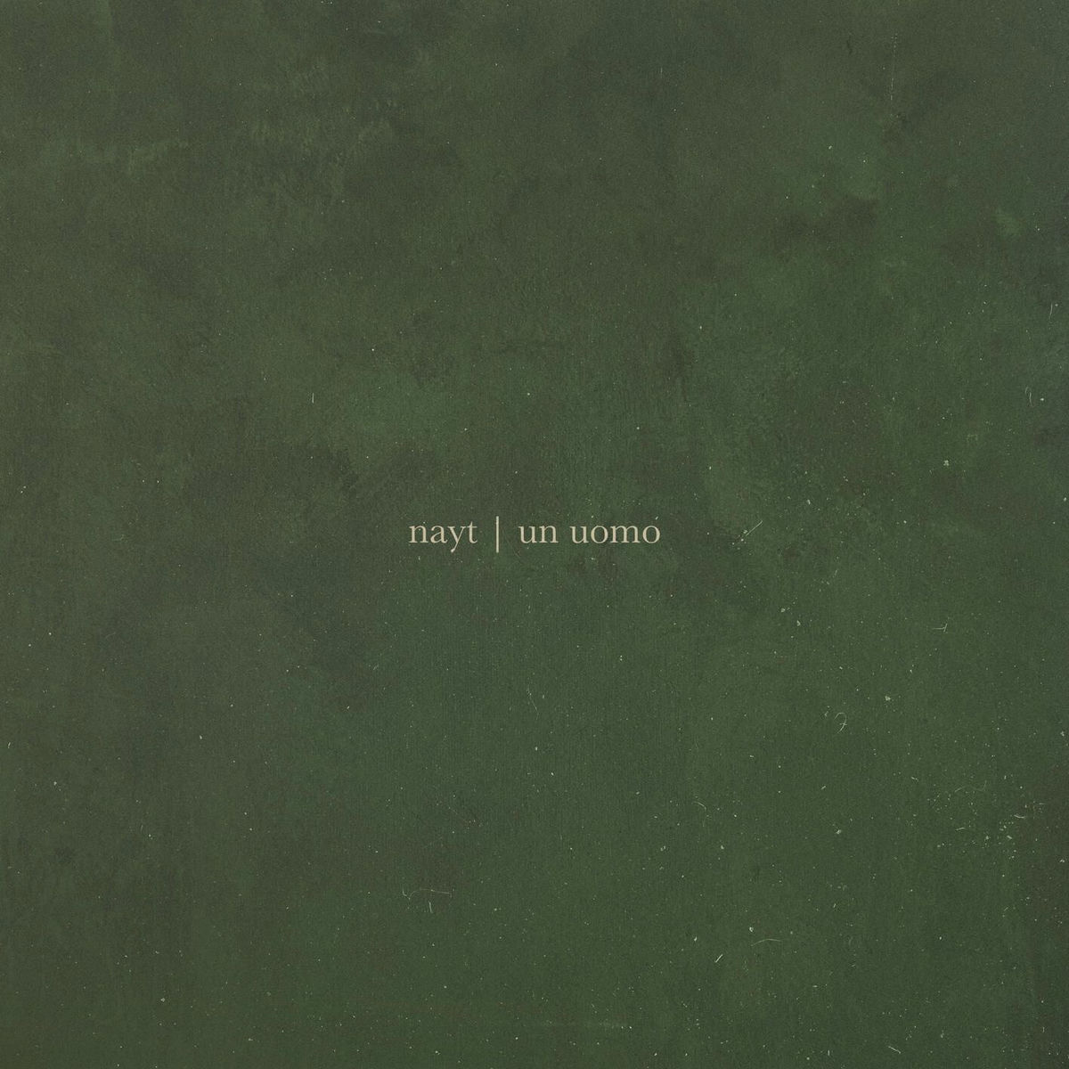 Album cover of Un uomo