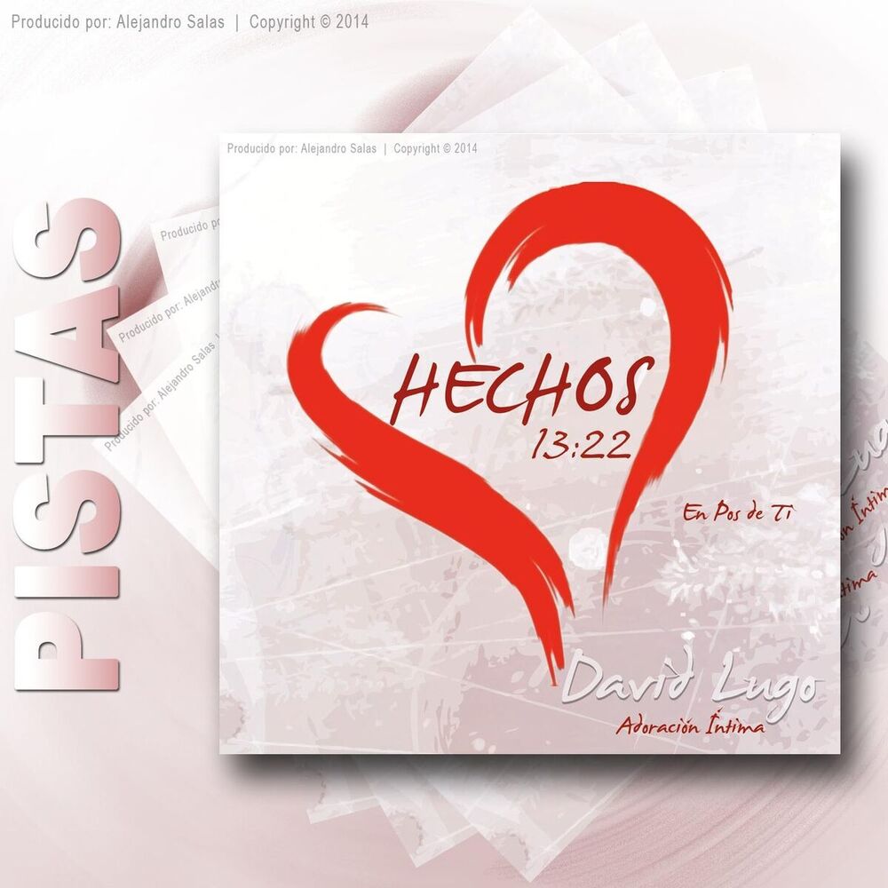 Picture of Hechos 13:22: En Pos de Ti (Pistas)