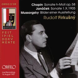 Cover of Chopin, Janáček & Mussorgsky: Works for Piano (Live)