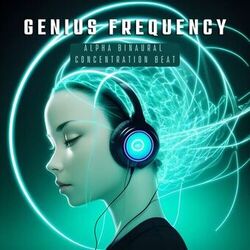 Cover of Genius Frequency: Alpha Binaural Concentration Beat, Music Embedded with Frequencies