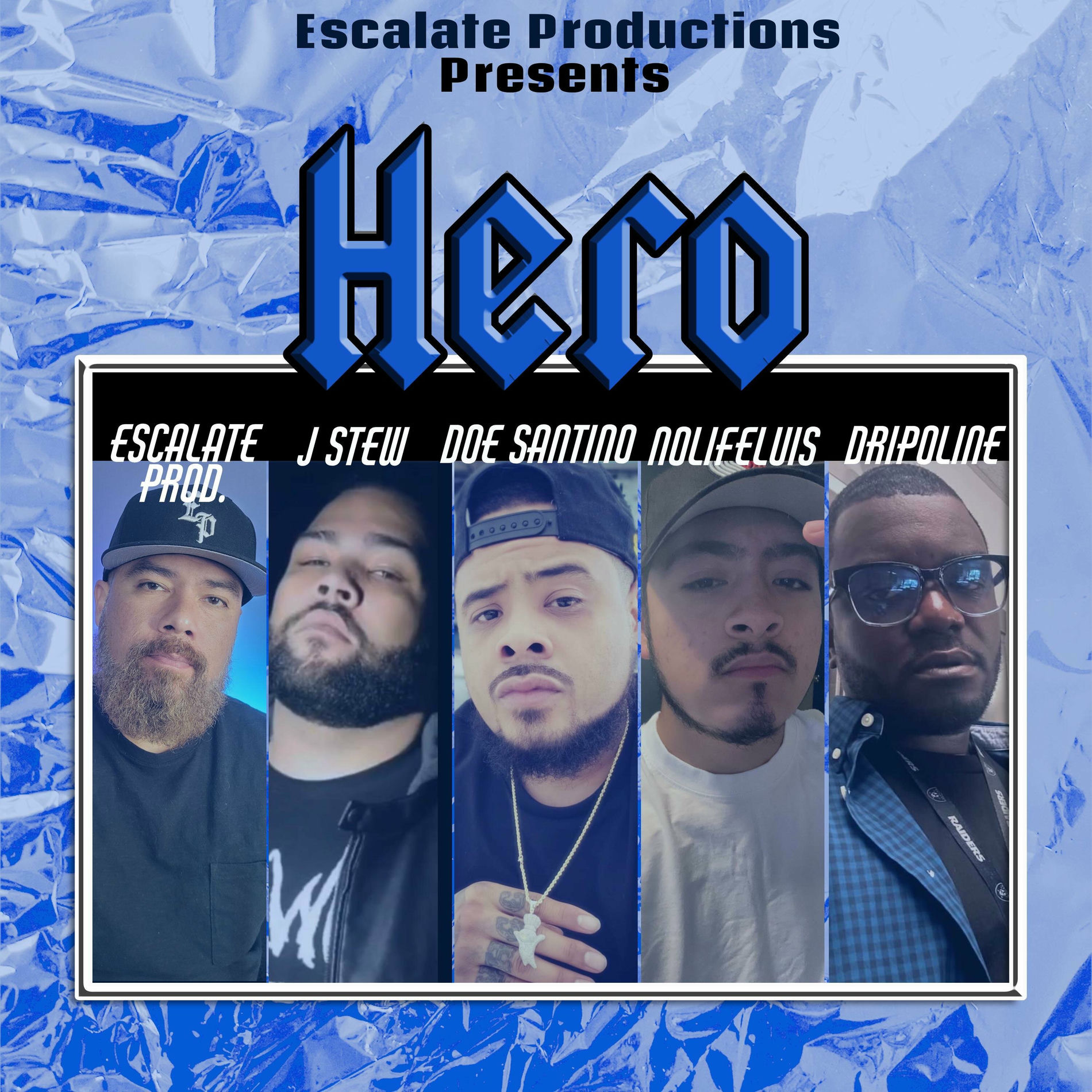 Album cover of Hero (feat. Doe Santino, Dripoline & Nolifeluis)