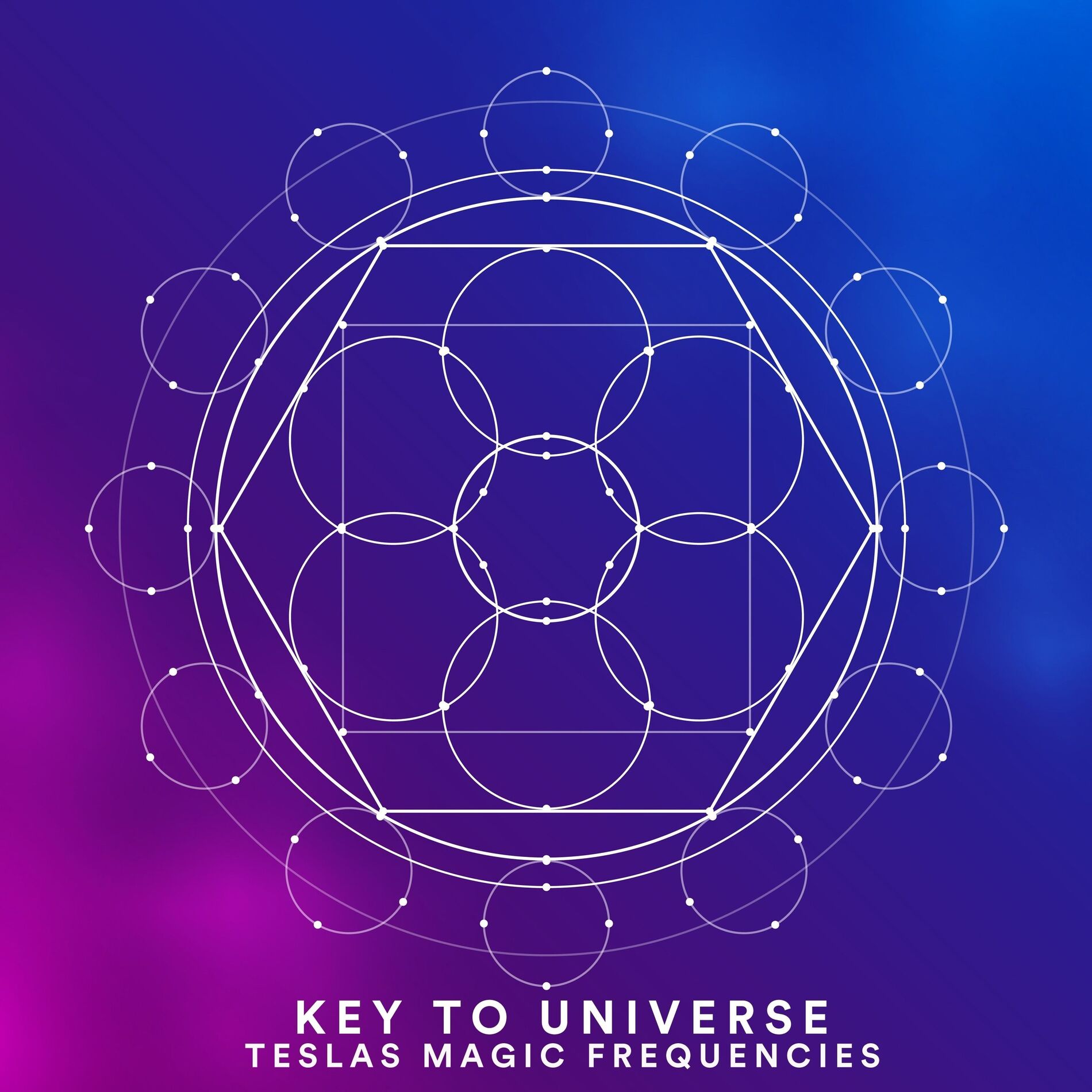 Album cover of Key to Universe: Teslas Magic Frequencies