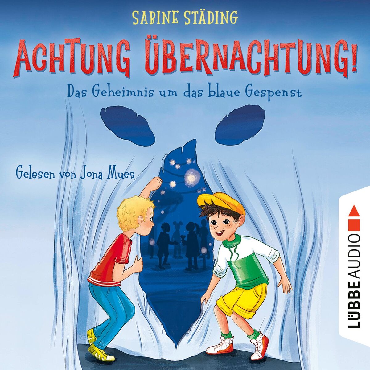 Album cover of Das Geheimnis um das blaue Gespenst - Achtung, Übernachtung!, Teil 1 (Gekürzt)