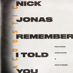 Cover of Remember I Told You (Acoustic)